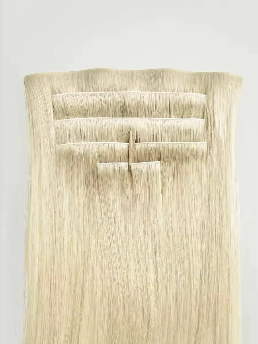 Arctic Blonde Invisible Clip-Ins 22"/55.88cm (140g) - Image 2