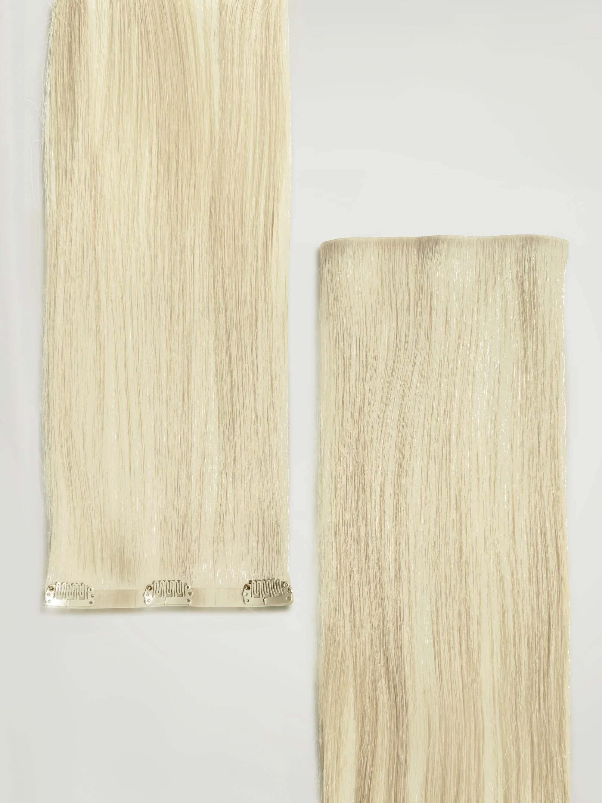 Arctic Blonde Invisible Clip-Ins 22"/55.88cm (140g) - Image 3