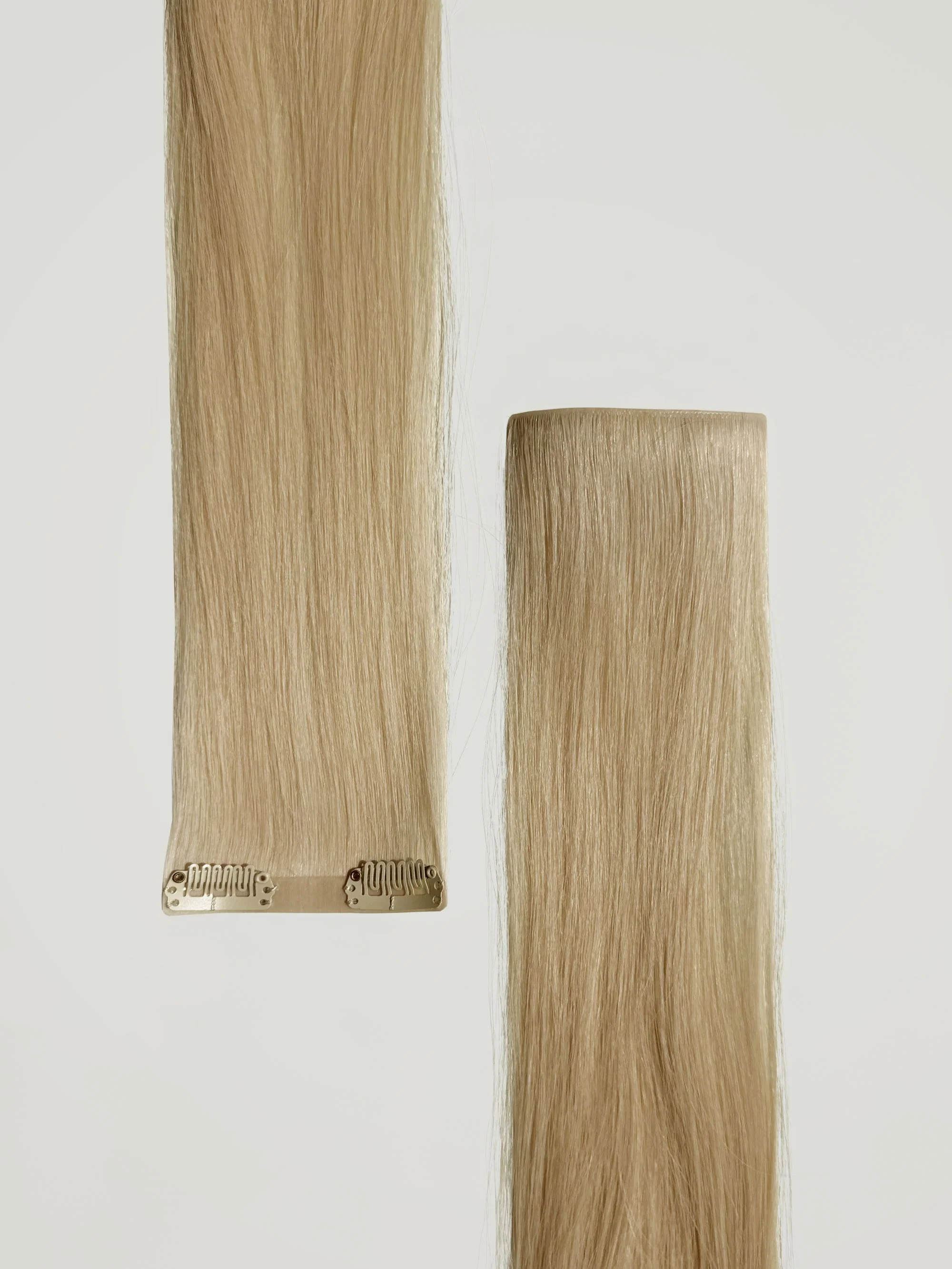 Buttercream Blonde Single Clip-In Hair Extensions 18" (22g/30g) - Image 3