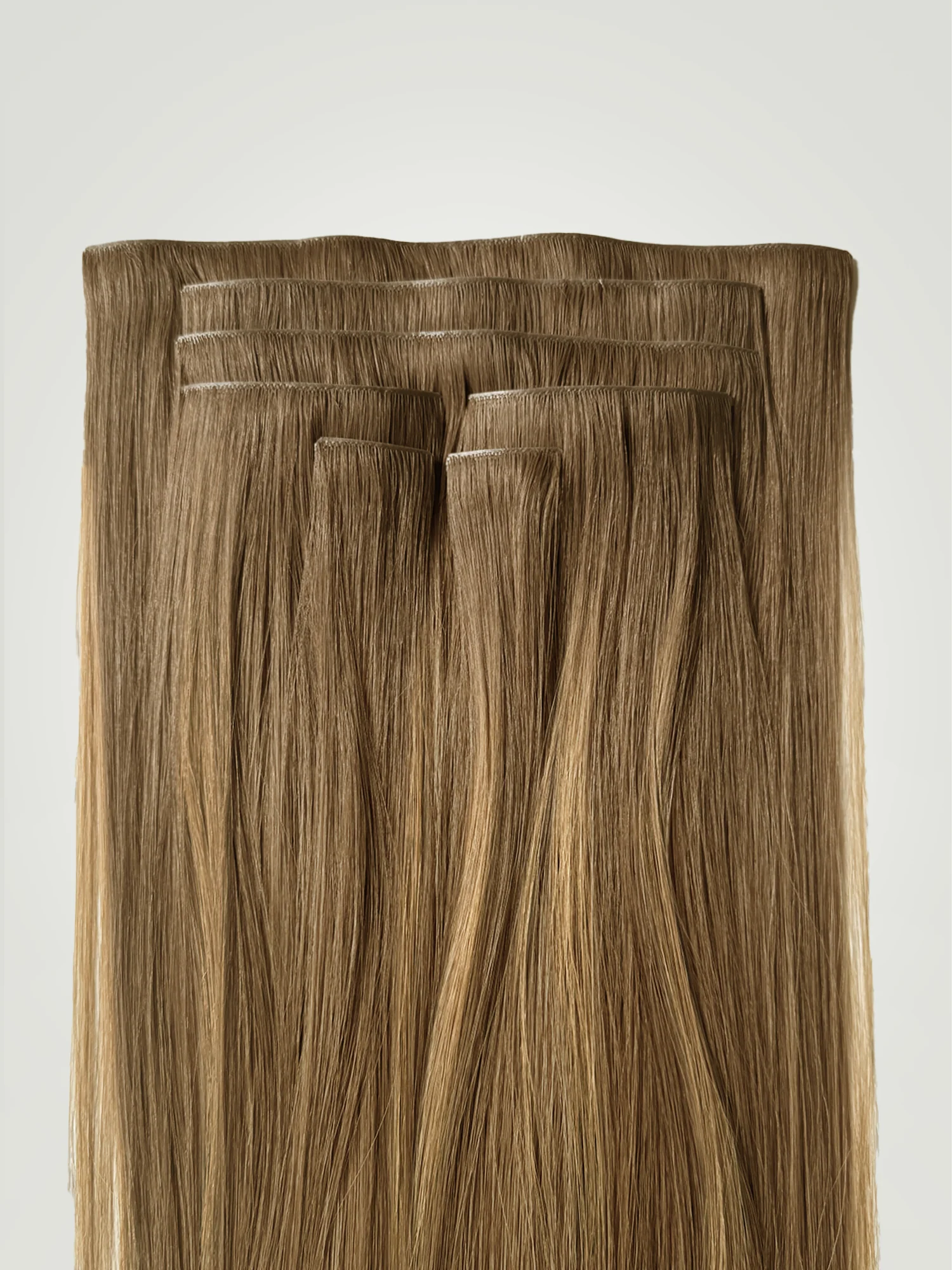 Caramel Melt Balayage Invisible Clip-Ins 18"/45.72cm (100g) - Image 2