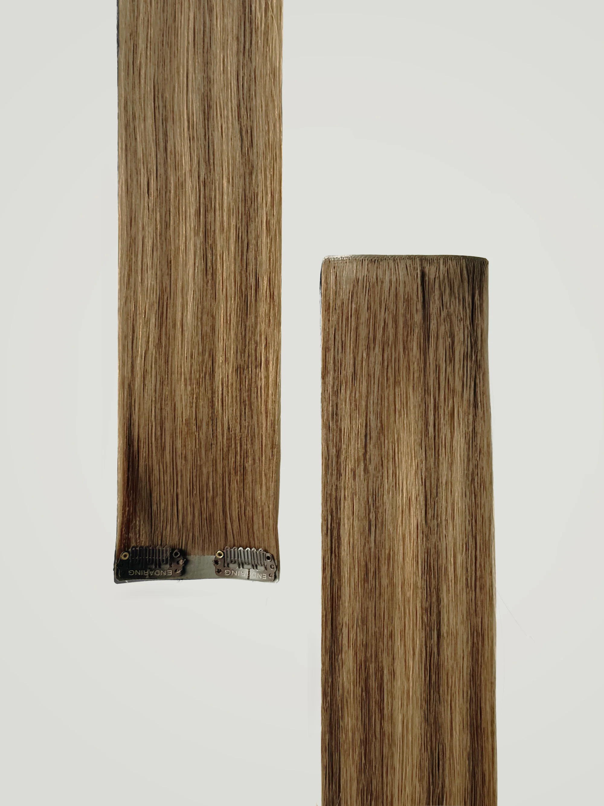Caramel Melt Balayage Single Clip-In Hair Extensions 22" (30g/40g) - Image 3