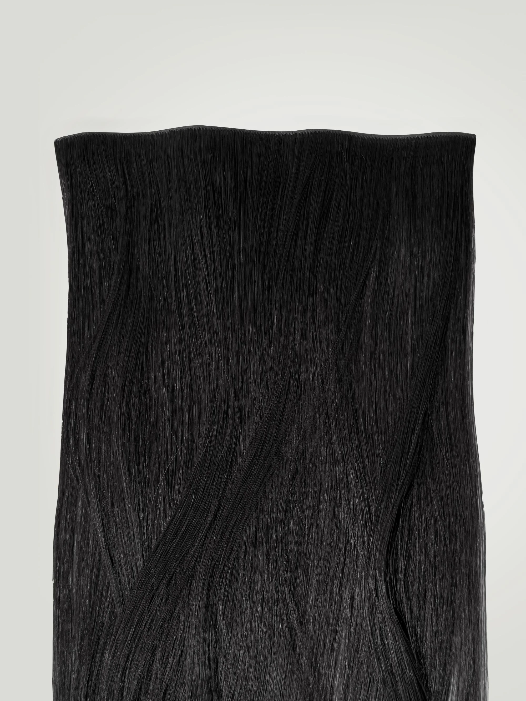 Jet Black Invisible Tape In Weft-100% Virgin Hair - Image 3