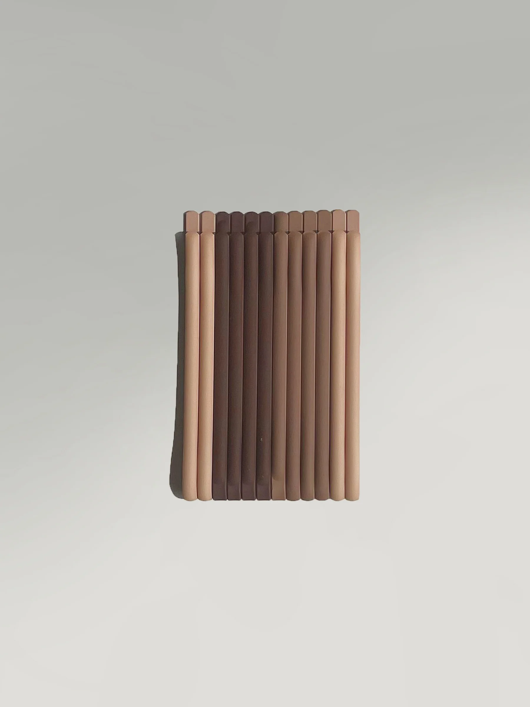 Matte Neutral Hair Pins Set
