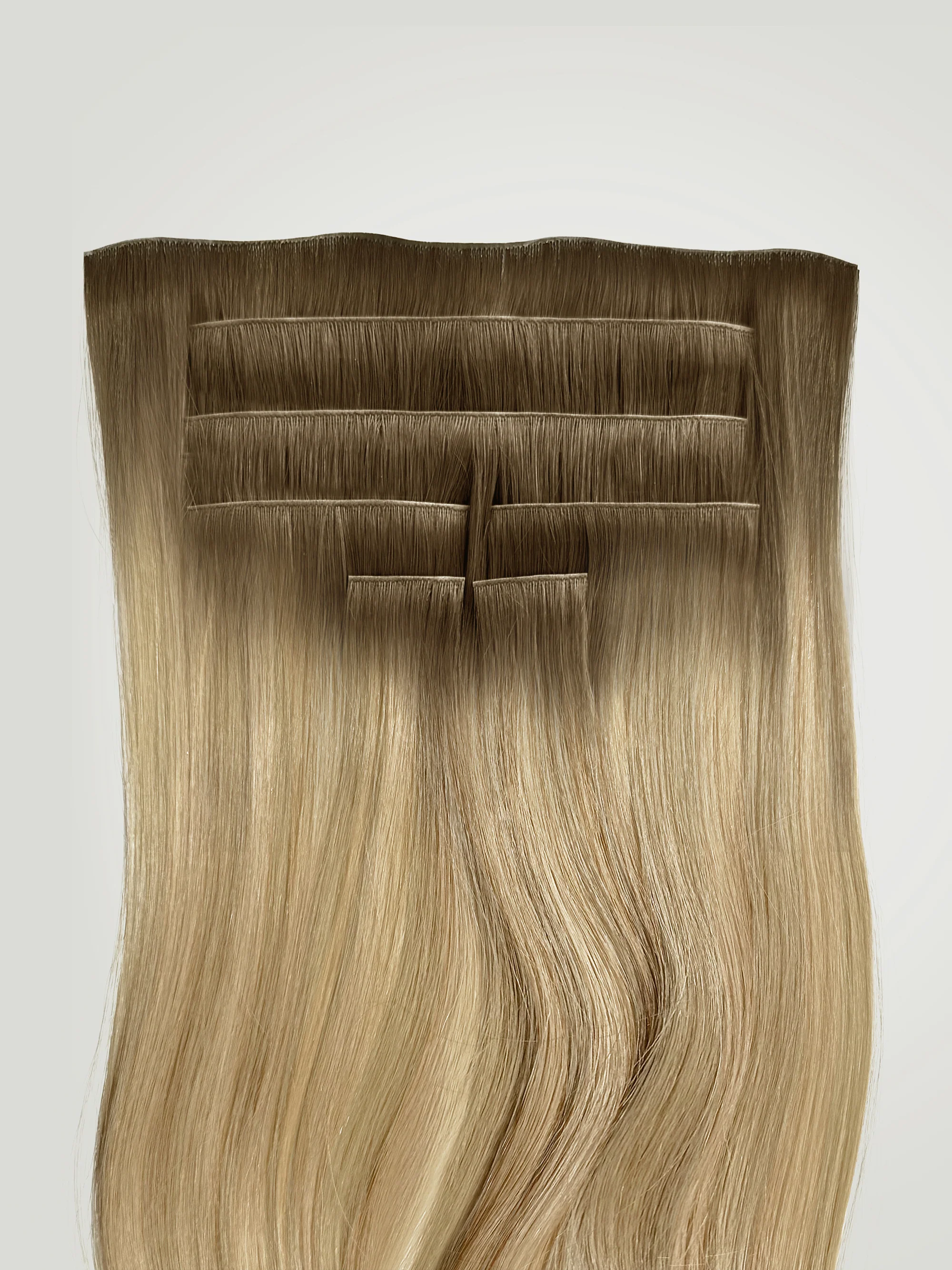 Natural Bronde Balayage Invisible Clip-Ins 22"/55.88cm (140g) - Image 3