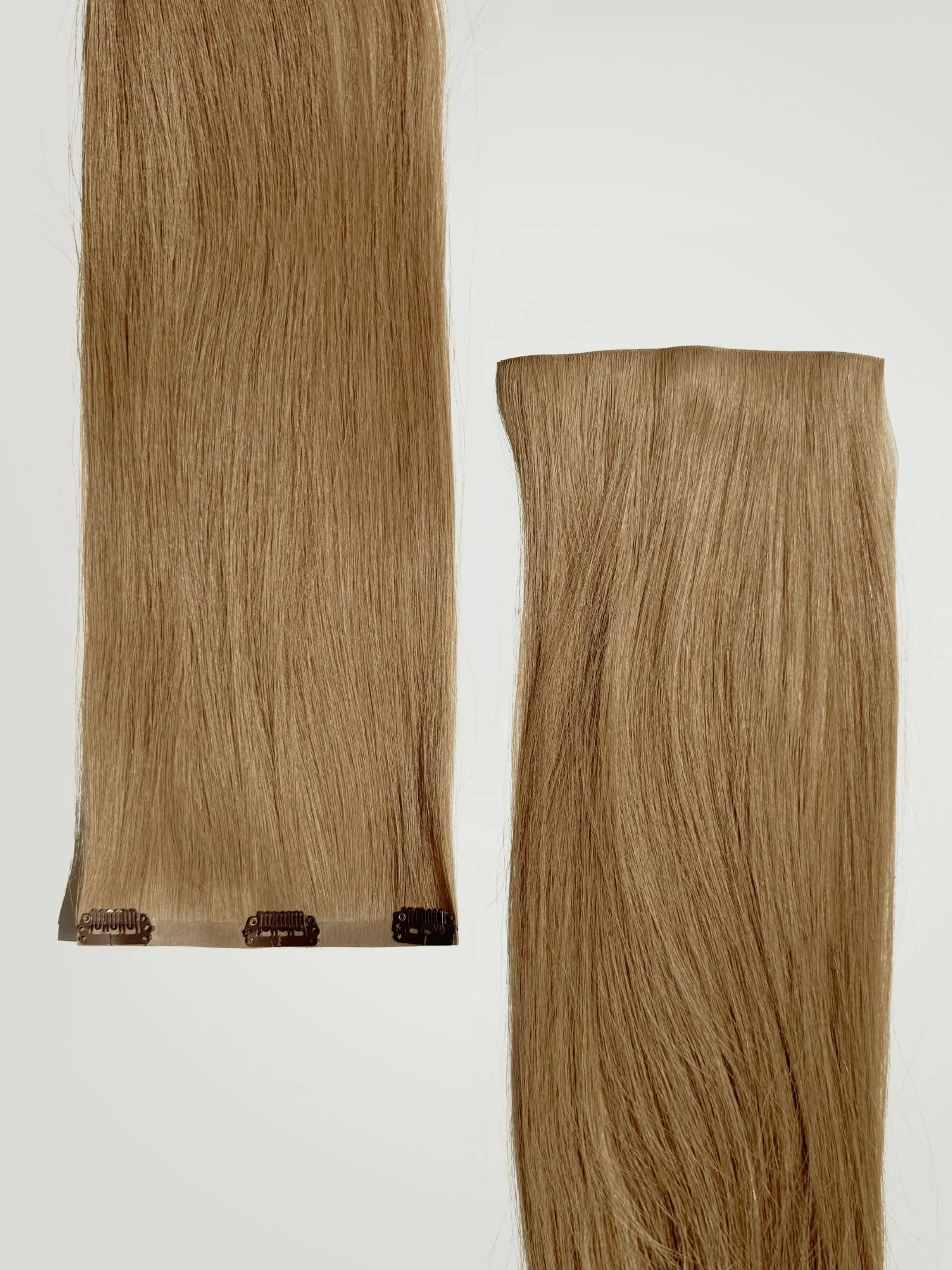 Natural Copper Invisible Clip-Ins 22"/55.88cm (140g) - Image 3