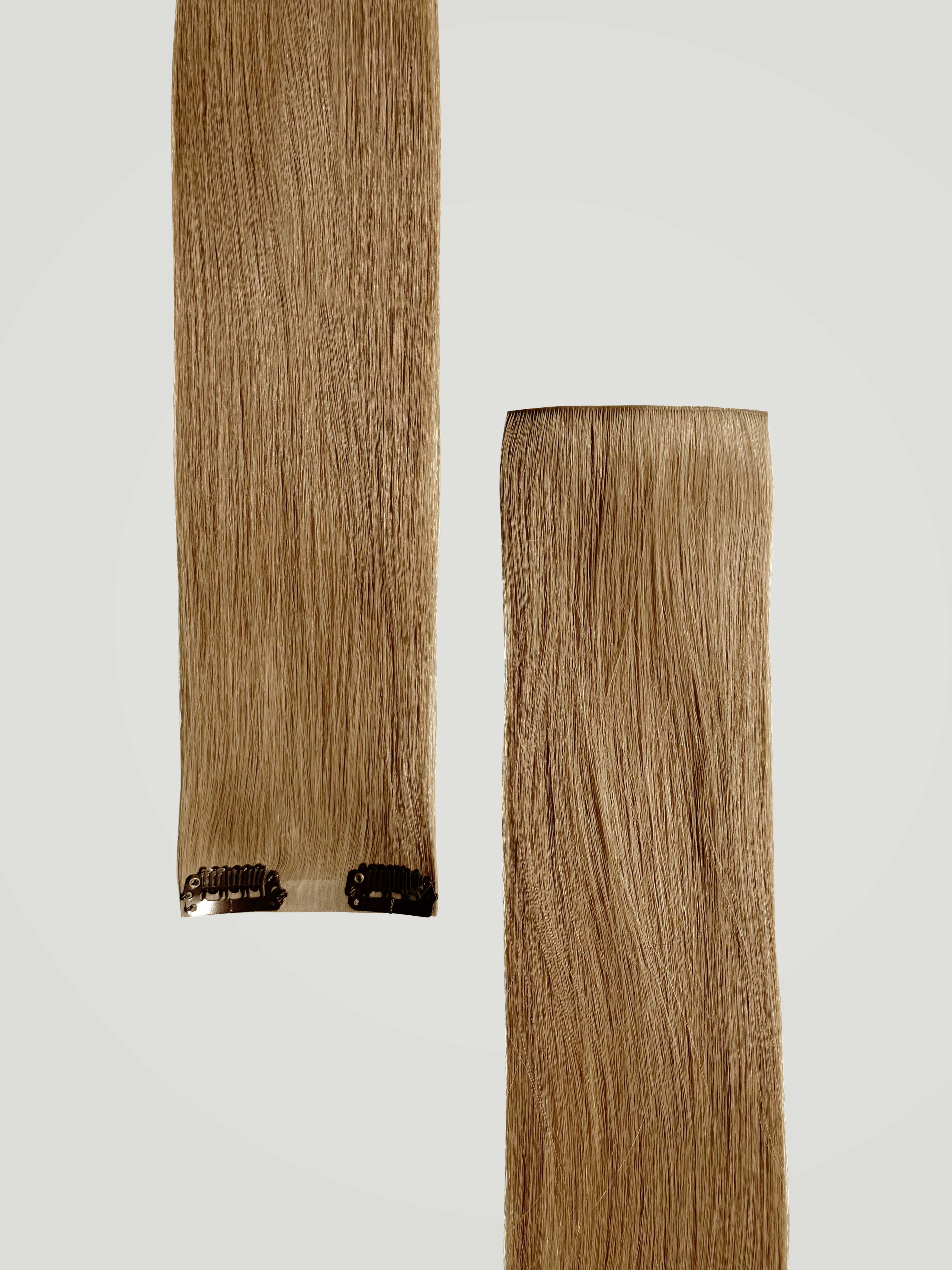 Natural Copper Single Clip-In Hair Extensions 18" (22g/30g) - Image 3