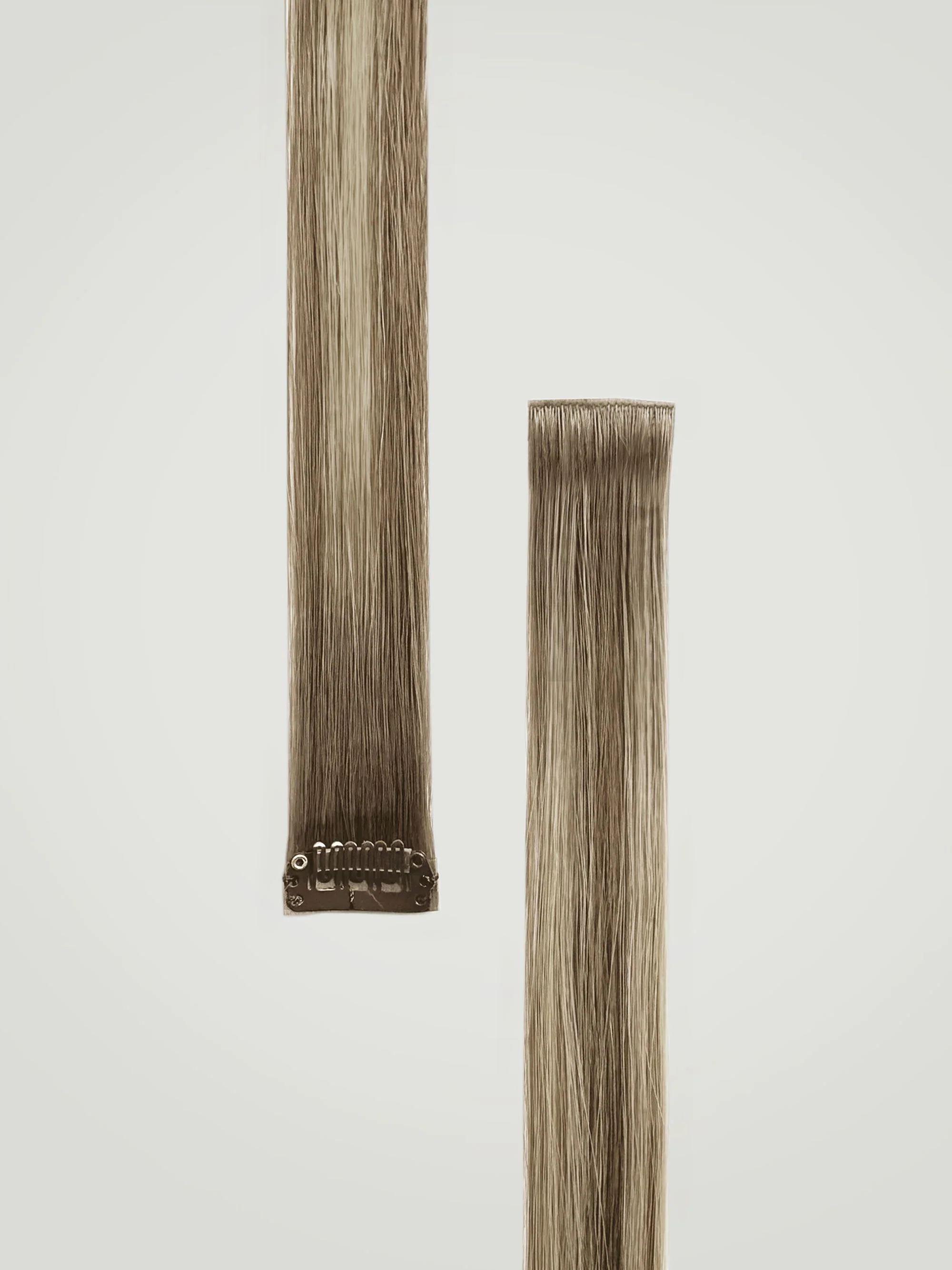 Neutral Blonde Balayage Invisible Clip-Ins 18"/45.72cm (100g) - Image 5