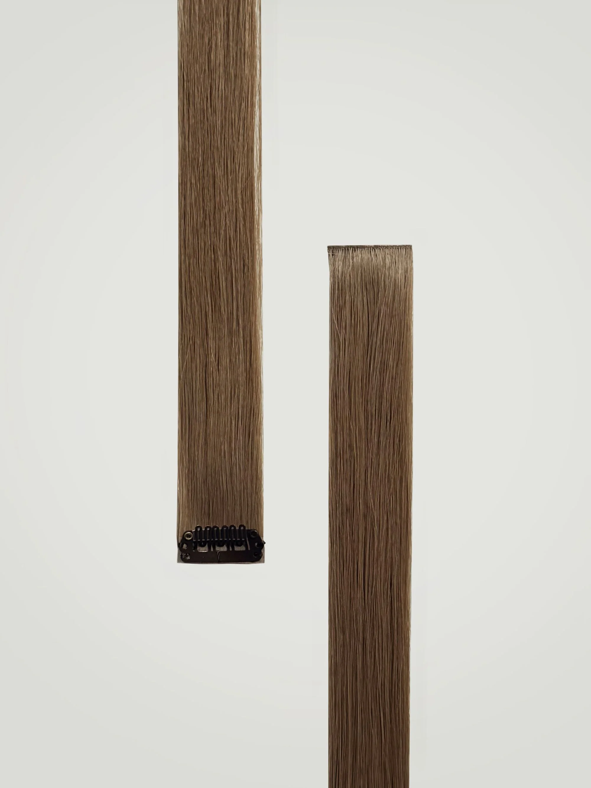Neutral Brown Single Clip-In Hair Extensions 18" (22g/30g) - Image 4