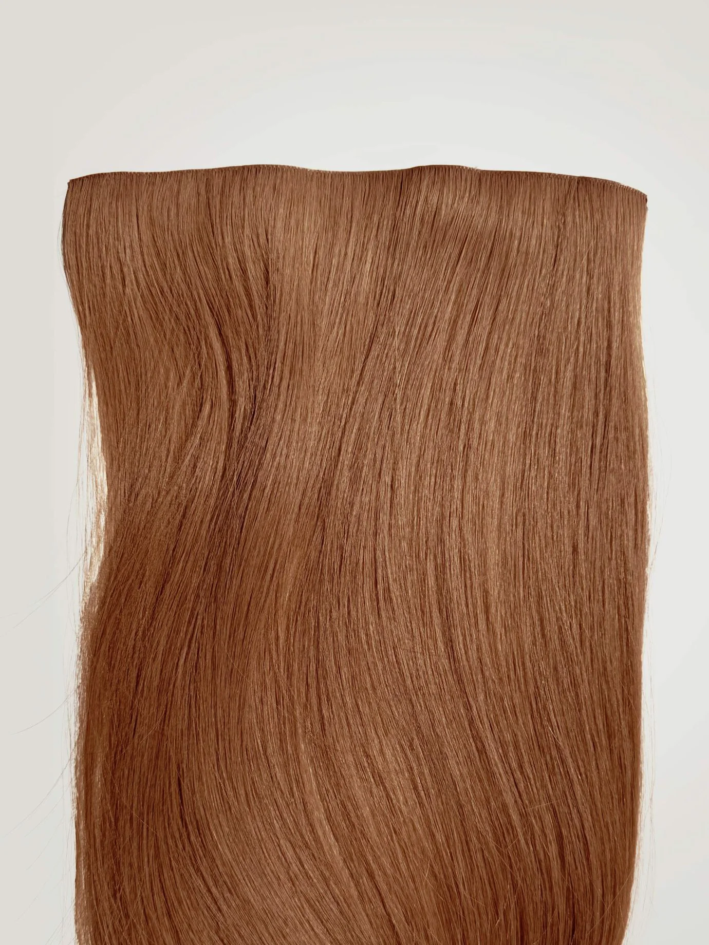 Spiced Pumpkin Invisible Tape In Weft-100% Virgin Hair - Image 3