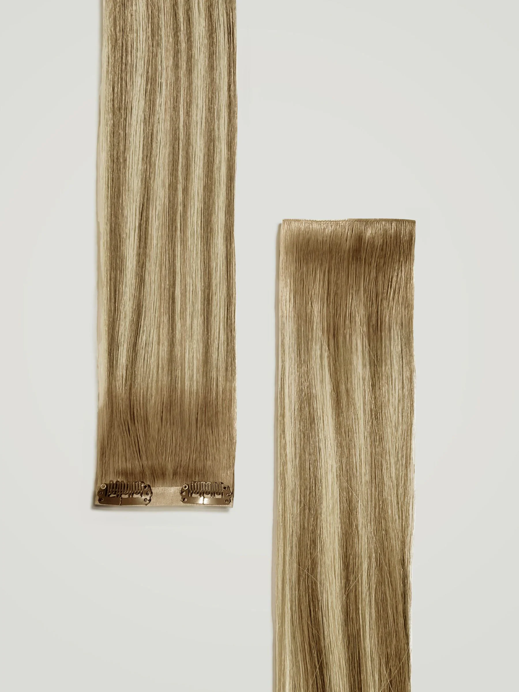 Sunkissed Blonde Balayage Single Clip In Hair Extensions 22" (30g/40g) - Image 3
