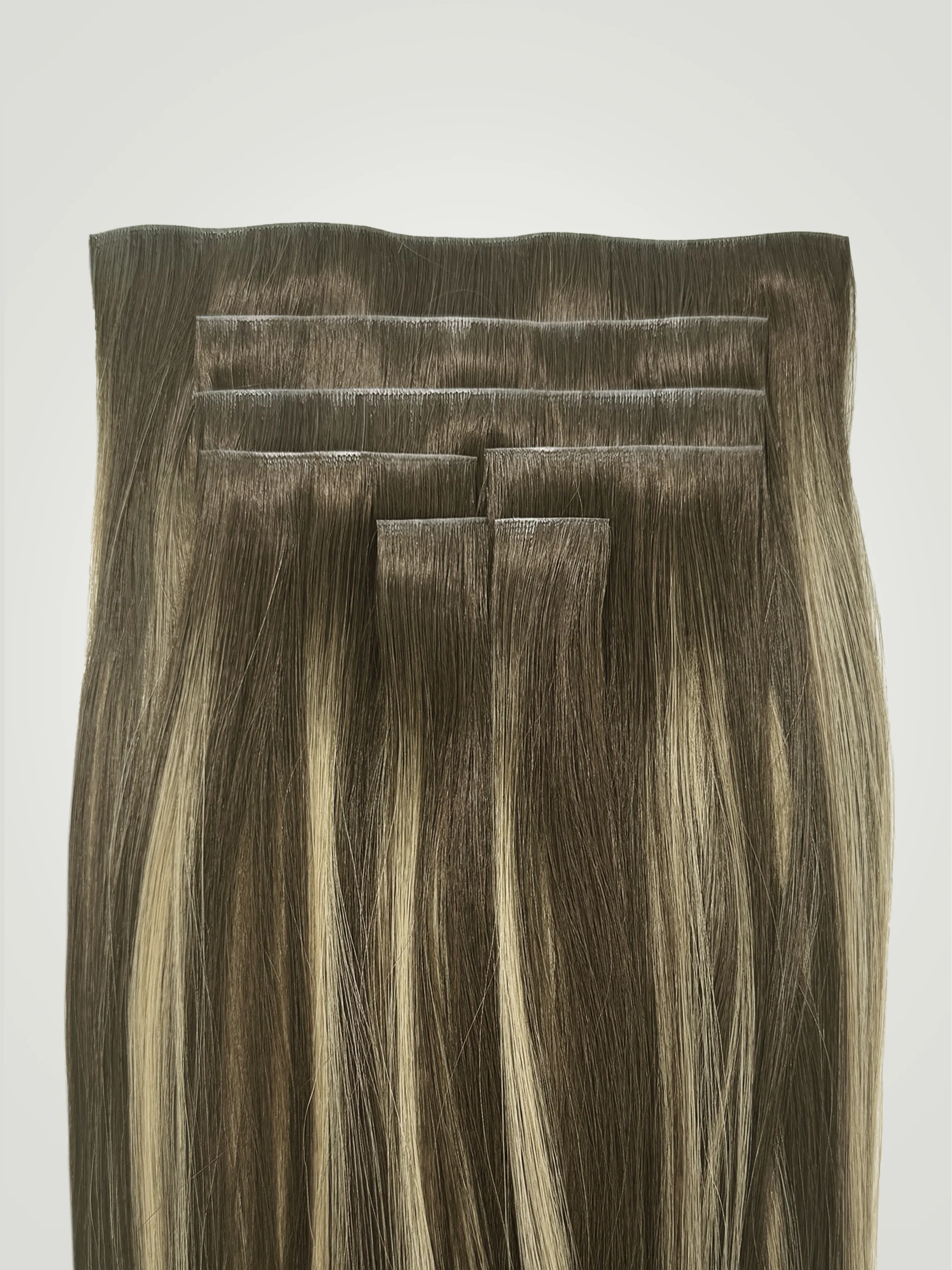 Tortoiseshell Balayage Invisible Clip-Ins 22"/55.88cm (140g) - Image 3